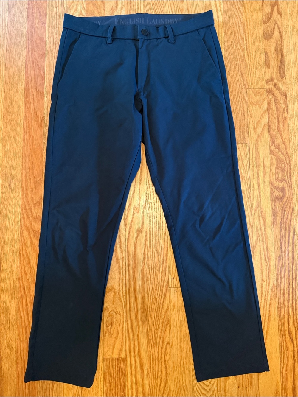 English Laundry Men's Dark Navy Performance Chinos 32x30